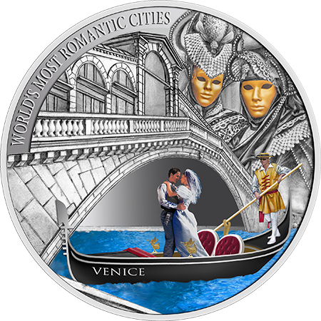 самые романтические города мира венеция монета серебро