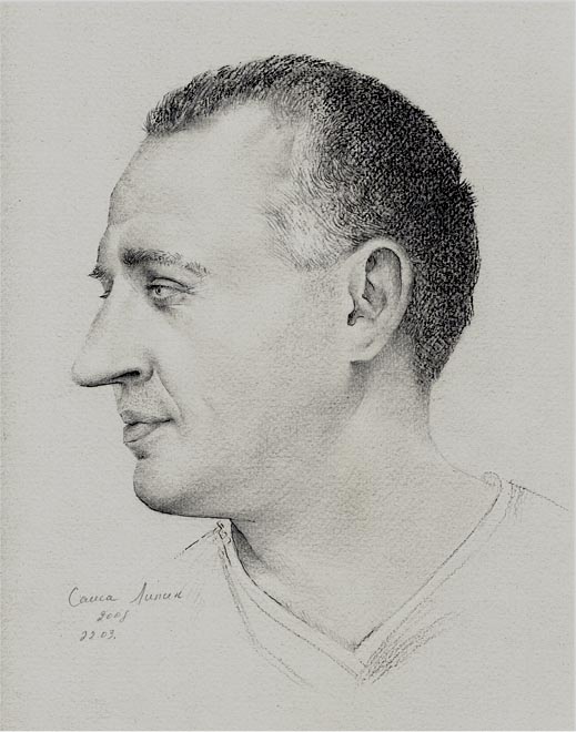 рисунок карандашом на заказ портрет мужчины