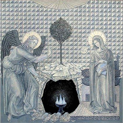 картина Благовещение Ангел и Дева мария