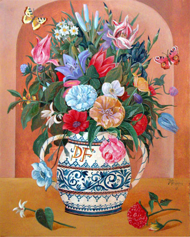 натюрморт цветы в вазе