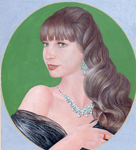 профиль женский портрет рондо